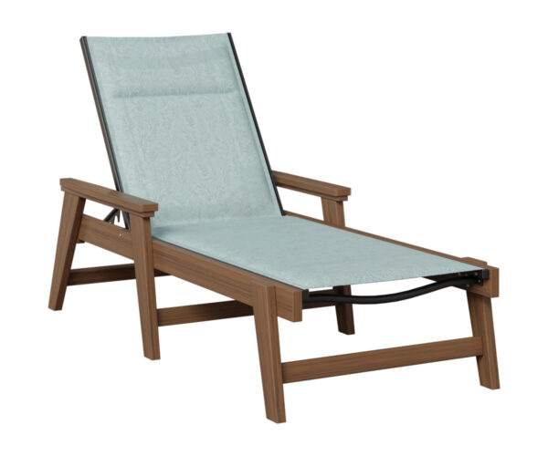 Mayhew Padded Sling Chaise Lounge with Arms