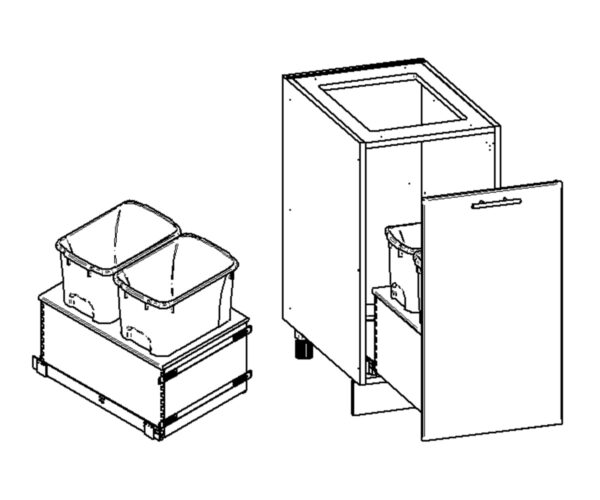 Bottom Mount Waste Unit